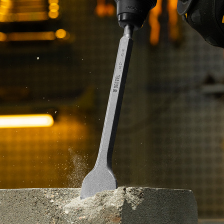 Зубило, 14 х 40 х 250 мм, 40Cr, SDS PLUS Denzel