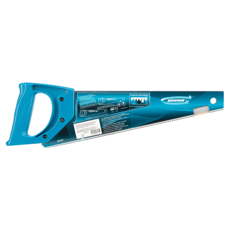 Ножовка для работы с ламинатом "Piranha", 360 мм, 15-16 TPI, зуб 2D, каленый зуб, пласт.рук-ка Gross цена