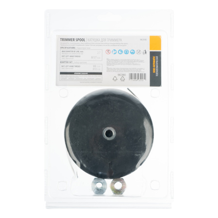 Катушка триммер. полуавтомат. легкая заправка гайка М10 М10 М8, лев. шаг 1,0 1,25мм Denzel цена