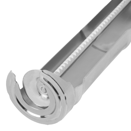 Пистолет для герметика, 310 мл, "полуоткрытый", хромированный, зубчатый шток 7 мм Matrix цена