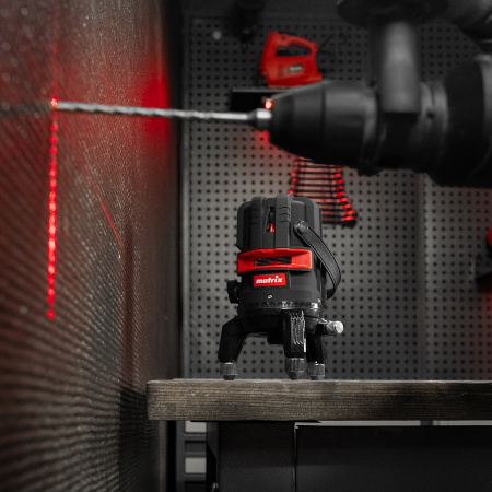 Лазерный уровень ML 05 Red, 20 м, 635 нм, резьба 5/8" Matrix цена