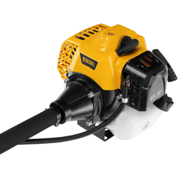 Триммер бензиновый DTS-33S, 33 см3, разъемная штанга, состоит из 2 частей Denzel цена