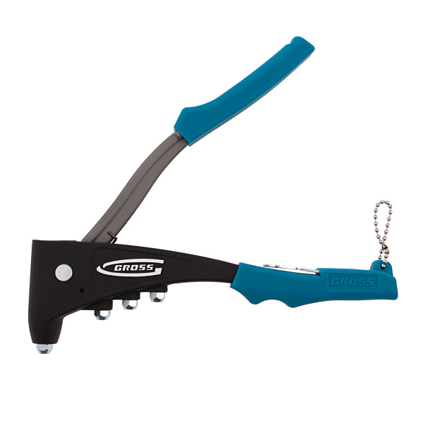 Заклепочник литой, усиленный, заклепки 2.4-4.8 мм Gross цена