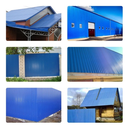 Профнастил С20 1.15х2.5 Вишневый RAL 3005