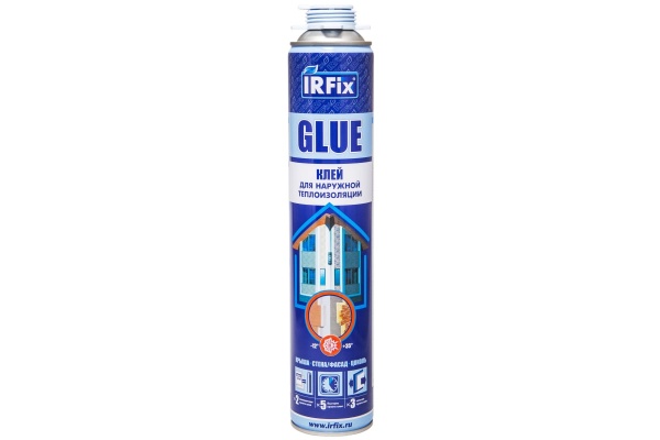 Монтажный клей пена для пенополистирола IRFIX GLUE 750 мл