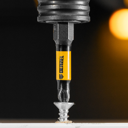 Бита PH1х50, сталь S2, цилиндр., 10 шт. Е 6,3 Denzel