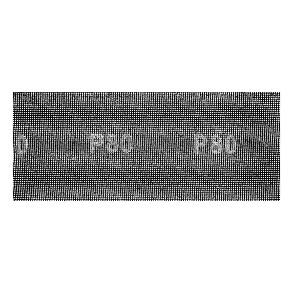 Сетка абразивная, P 80, 115 х 280 мм, 5 шт Denzel
