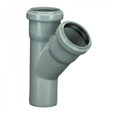 Тройник ПП 50х50/45 для внутренней канализации ПОЛИТЭК