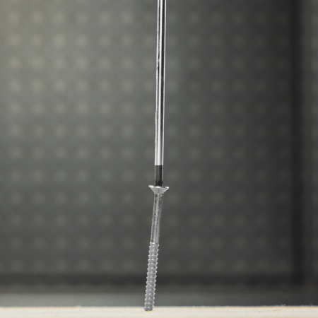 Отвертка PZ0x75 мм, CrV, трехкомпонентная рукоятка Denzel