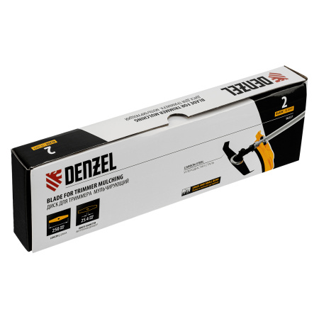 Диск для триммера мульчирующий, 250 х 25,4 толщина 2,5 мм, 2 лезвия Denzel цена