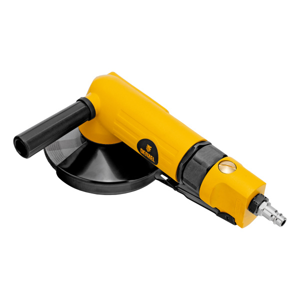 Пневматическая углошлифовальная машина AG125, 11000 об/мин, 125 мм, 186 л/мин Denzel цена