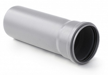 Труба с раструбом 75 х 1000 мм для внутренней канализации ВР-полимер