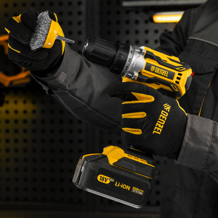 Щетка для дрели, 50 мм, Чашка, со шпилькой, нержавеющая витая проволока Denzel