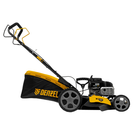 Газонокосилка бензиновая GLR-460SP-ZS, 149 см3, ширина 46 см, привод, травосборник 65 л Denzel цена