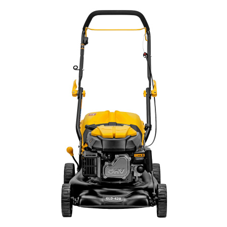 Газонокосилка бензиновая GLD-420, 146 см3, ширина 42 см, 40 л Denzel цена