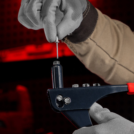 Заклепки 4.0 х 10 мм RAL 9003, сигнально-белые, 50 шт Matrix цена