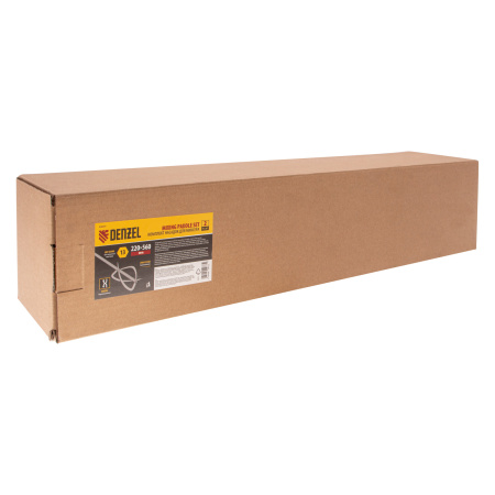 Комплект насадок для строительного миксера, 2шт., 220х560 мм, оцинкованные, хвостовик HEX13 Denzel цена