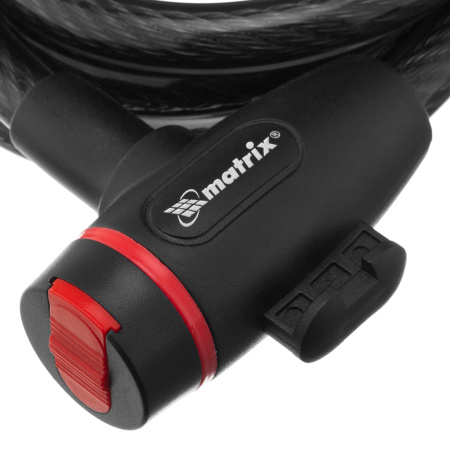 Замок тросовый универсальный, 12 х 1200 мм Matrix цена