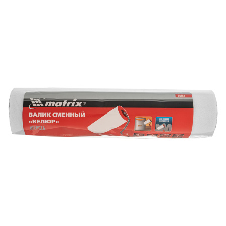 Валик сменный, "Велюр", 250 мм, ворс 4 мм, D 44 мм, D ручки 8 мм, шерсть Matrix цена