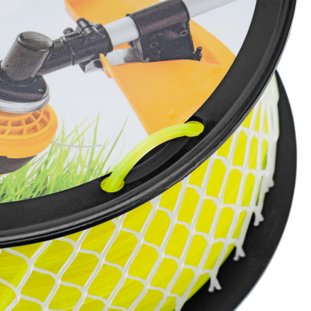 Леска для триммера звезда, 3,0мм х 166м, на DIN катушке FLEX CORD Denzel цена