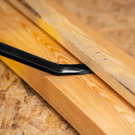 Лом-гвоздодер, 1200 мм, шестигранный 19 мм, окрашенный, сталь 65 Denzel цена