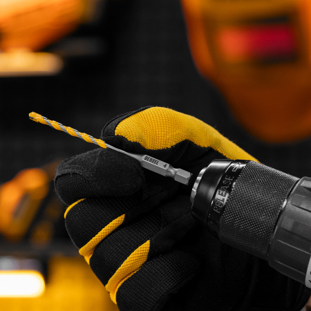 Набор сверл универсальных, Multi cut, 4-10 мм, 5 шт Denzel