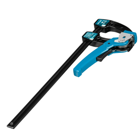 Струбцина реечная быстрозажимная 12, металлический корпус, рычажный храповой механизм, 300 мм Gross цена