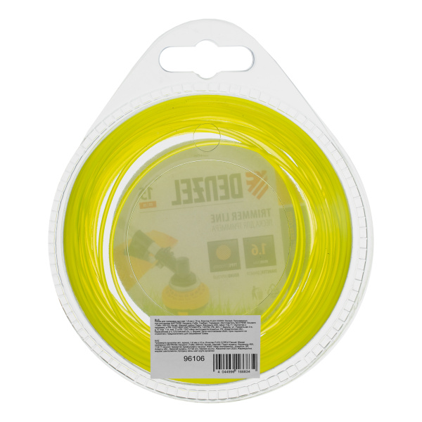 Леска для триммера, круглая 1.6 мм х 15 м, блистер Flex cord Denzel цена