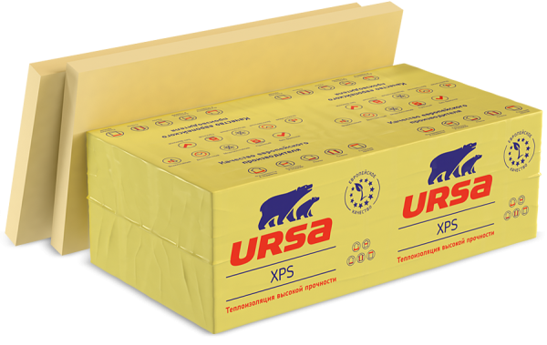 Ursa XPS N-II Стандарт 1180х600х100 мм 4шт 2.83м2 0.283м3