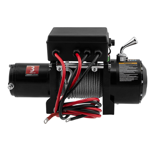 Лебедка автомобильная электрическая LB-2200, 2.2 т, 3.3 кВт, 12 В Denzel цена