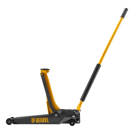 Домкрат гидравлический подкатной, 3 т, 85-610 мм, быстрый подъем, низ. подхват, проф, SUV Denzel цена