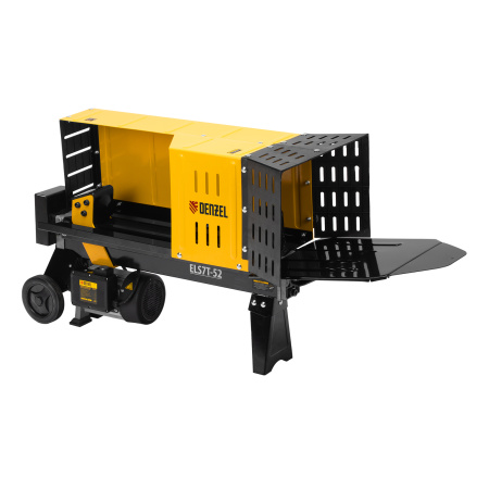 Дровокол электрический ELS7T-52, 2300 Вт, сила раскола 7т, макс. размеры полена D250 x 520 мм Denzel цена