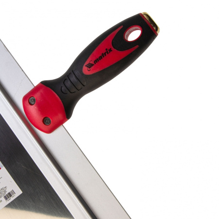 Шпатель фасадный из нержавеющей стали, 250 мм, двухкомпонентная ручка, широкое полотно Matrix цена