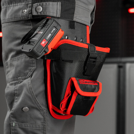 Кобура для шуруповерта с карманом для бит и сверл Matrix цена