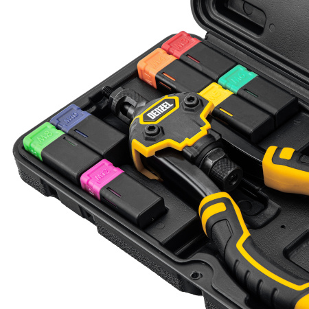 Заклепочник для резьбовых заклепок, двуручный, заклепки М3, М4, М5, М6, М8, М10, M12 Denzel цена