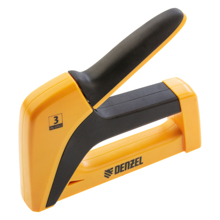 Степлер мебельный, пластиковый корпус, тип скобы: 13, 53, 300, 6-14 мм, Denzel цена