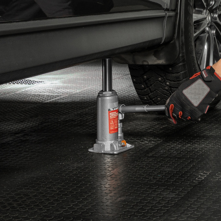 Домкрат гидравлический бутылочный, 3 т, h подъема 178-343 мм Matrix цена