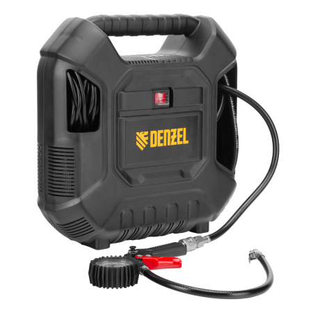 Компрессор воздушный DL1100 1.1 кВт, 180 л/мин, с набором аксессуаров Denzel