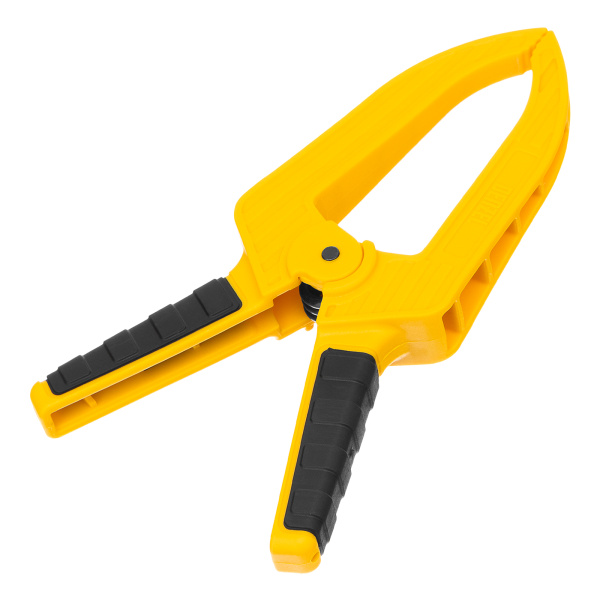 Струбцина клещеобразная, удлиненная 50 х 80 мм двухкомпонентные рукоятки Denzel цена