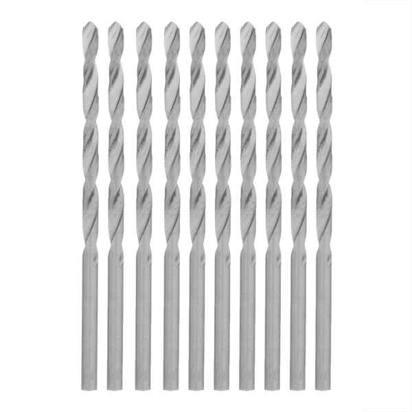 Сверло по металлу, 2.8 мм, полированное, HSS, 10 шт, цилиндрический хвостовик Matrix