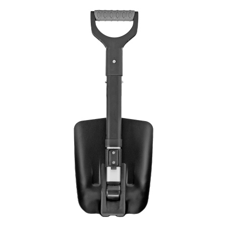 Лопата автомобильная складная, алюминиевая, 220х280х585-870 мм, телескопический черенок Denzel цена