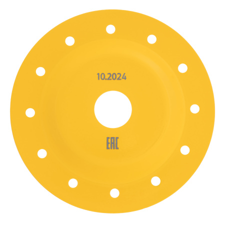 Чашка твёрдосплавная зачистная,125 мм, Плоская, крупное зерно #8// Denzel