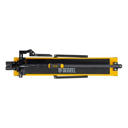 Плиткорез рельсовый 800х16мм, каретка на подш., стальная станина, усил. рукоятка-пенал Denzel цена