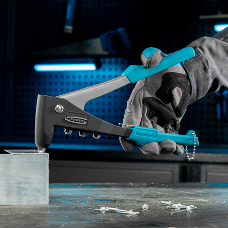 Заклепочник литой, заклепки 2.4-4.8 мм Gross цена