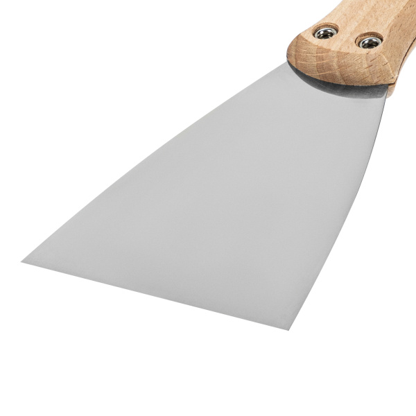 Шпательная лопатка из нержавеющей стали, 80 мм, буковая рукоятка, EFP Matrix цена