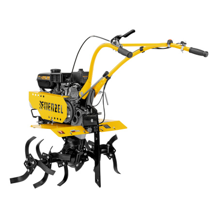 Мотоблок DPT-170, 7 л.с., ремен.сцеп, шир 85 см, глуб 35 см,фрез 3х3,ШОМ,скор 2В/1Н,кол 8" Denzel