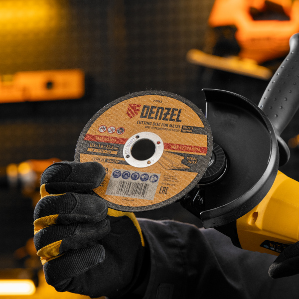 Круг отрезной по металлу, 125 х 1.6 х 22.2 мм Denzel