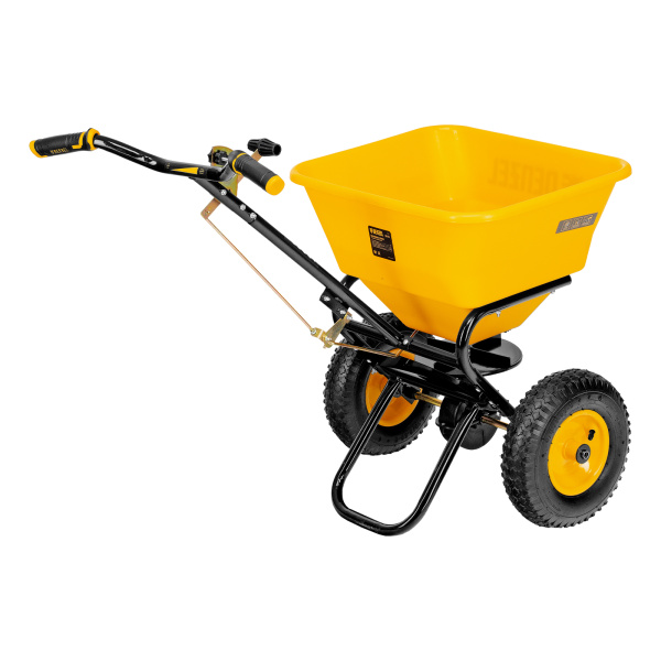 Механическая сеялка на колесах, 45 л Denzel цена