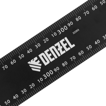 Угольник, 400 х 600 мм, алюминиевый, лазерная гравировка Denzel цена