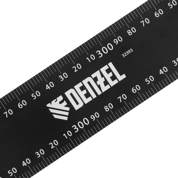 Угольник, 400 х 600 мм, алюминиевый, лазерная гравировка Denzel цена